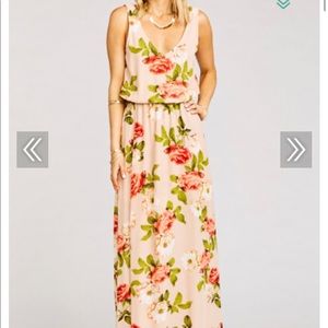 Show Me Your Mumu Kendall Maxi Dress Size Medium